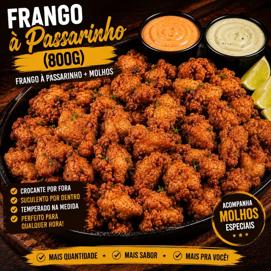 Frango a Passarinho (800g)